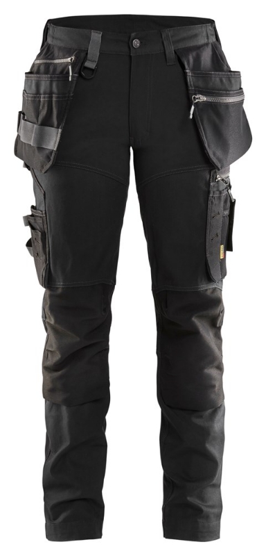 Afbeeldingen van Blåkläder/Dames werkbroek met stretch/7115/Zwart/D19