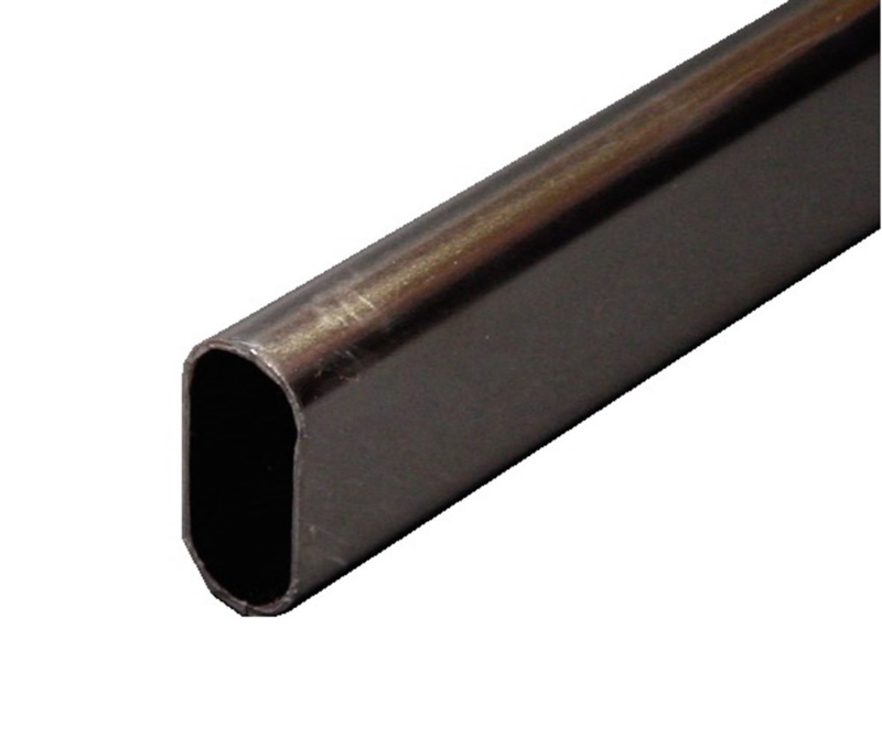 Afbeeldingen van Kastroede ovaal ijzer vernikkeld 120cm