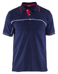Afbeeldingen van Blåkläder/Poloshirt/3389/Marineblauw/Rood/M