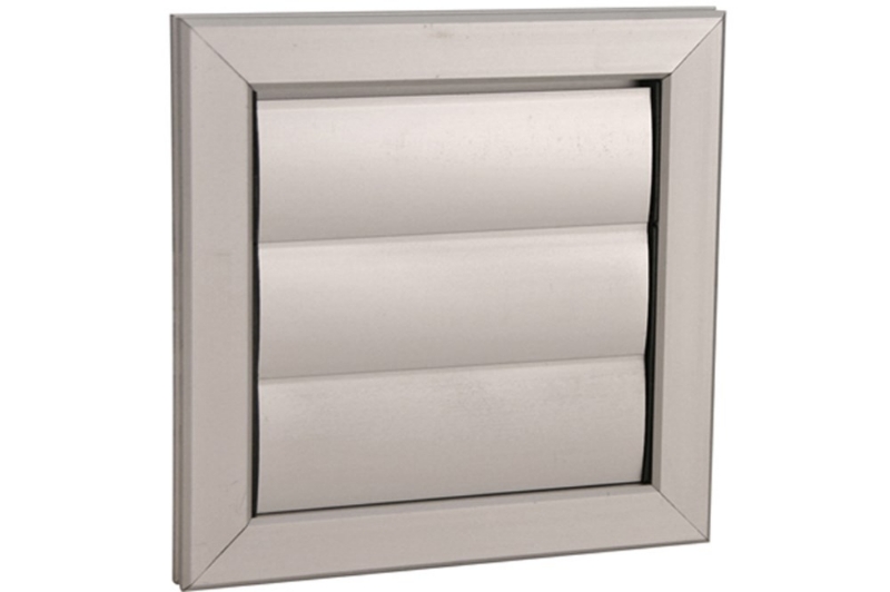 Afbeeldingen van Aluminium lamellenrooster 205x205mm aluminium F1 aluminium geanodiseer