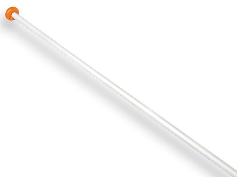 Afbeeldingen van Vlaggenstok 200 x 2,8 cm geplastificeerd met