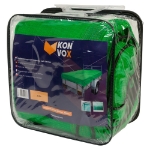 Afbeeldingen van Konvox Aanhangwnet fijnmazig met elastiek 2x3m Groen