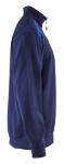 Afbeeldingen van Blåkläder/Sweatshirt bi-colour met halve rits/3353/Marineblauw/Korenblauw/M