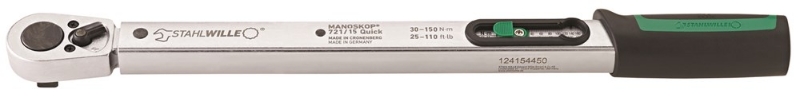 Afbeeldingen van Stahlwille Momentsleutel 30-150 Nm , 1/2'' 721/15QUICK
