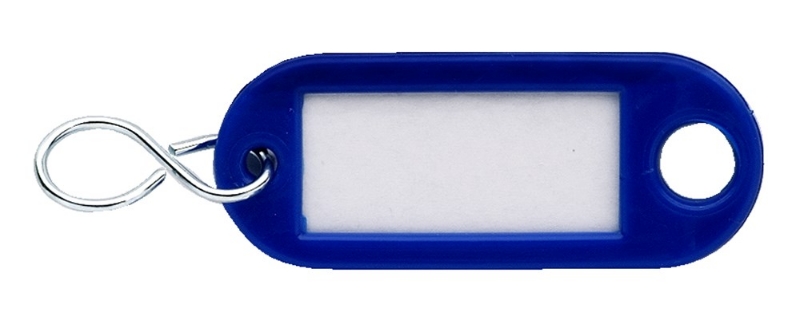 Afbeeldingen van Sleutellabel donkerblauw