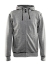 Afbeeldingen van Blåkläder/Hooded sweatshirt met rits/3398/Zwart Mêlee/XXXL