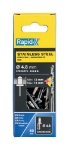 Afbeeldingen van Rapid 4,8x18mm RVS blindklinknagels 50 st. + boor, Blister