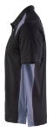 Afbeeldingen van Blåkläder/Poloshirt piqué/3324/Zwart/Grijs/M