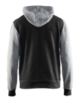 Afbeeldingen van Blåkläder/Hooded sweatshirt/3399/Zwart melange/Grijs/XL