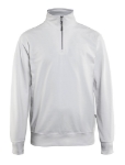 Afbeeldingen van Blåkläder/Sweatshirt met halve rits/3369/Wit/XXXL