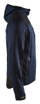 Afbeeldingen van Blåkläder/Gebreid vest met softshell/4930/Donker marineblauw/Zwart/M