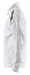 Afbeeldingen van Blåkläder/Sweatshirt bi-colour met halve rits/3353/Wit/Donkergrijs/M