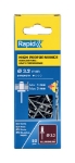 Afbeeldingen van Rapid Blindklinknagels High Performance Ø 3,2 x 6 mm incl. Boor 50 st., Box