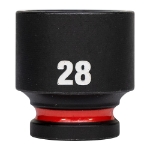 Afbeeldingen van Shockwave™ dop Hex 1/2 kort 28mm-1pc