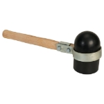 Afbeeldingen van Gripline Hamer Rotterdams model zacht zwart met gat