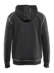 Afbeeldingen van Blåkläder/Hooded sweatshirt met rits/3398/Zwart Mêlee/XXXL