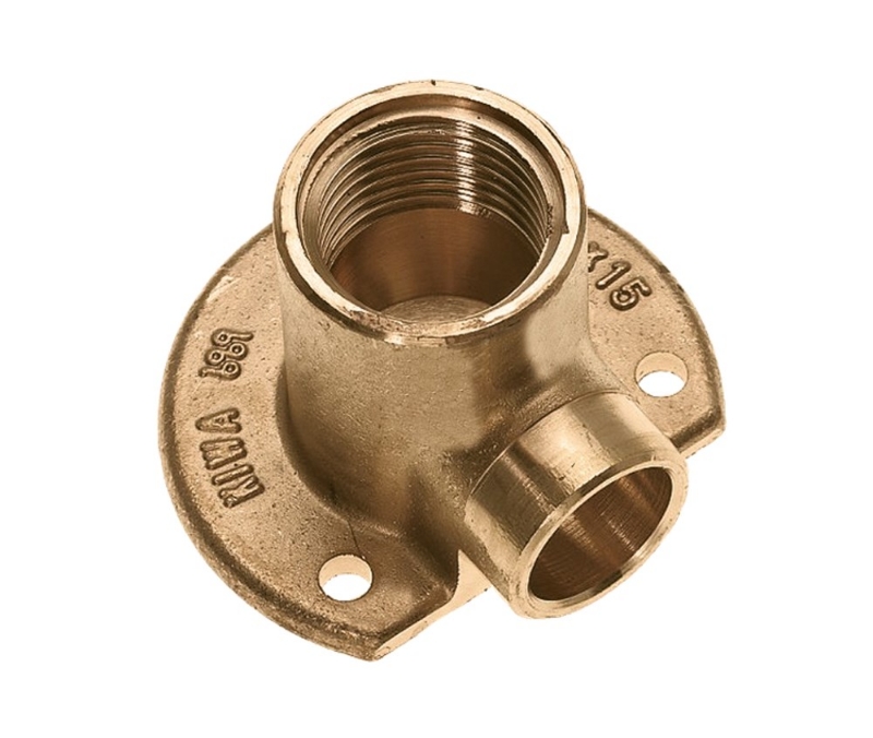 Afbeeldingen van BONFIX 828110 soldeer muurplaat laag 1/2 binnen x 15