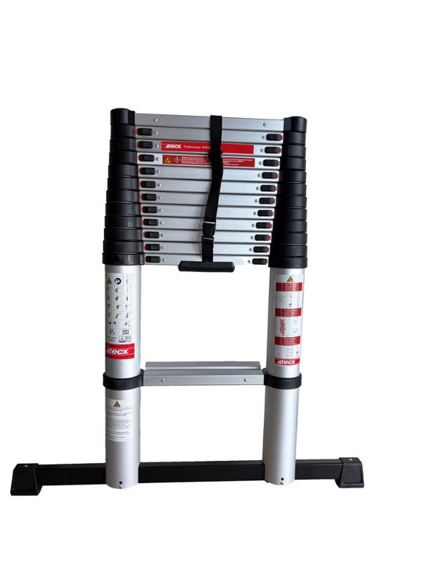 Afbeeldingen van 4Tecx Telescoopladder 3,8m - 13 tredes + stab