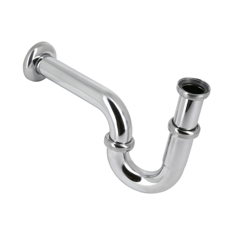 Afbeeldingen van BONFIX messing verchroomde wastafelsifon 5/4