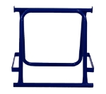 Afbeeldingen van Metselschraag 40x40cm blauw gelakt Q235