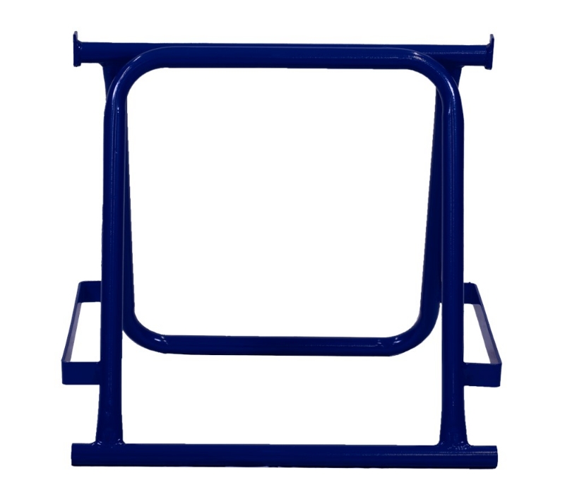 Afbeeldingen van Metselschraag 40x40cm blauw gelakt Q235