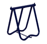 Afbeeldingen van Klapschraag 40x40cm blauw gelakt Q235