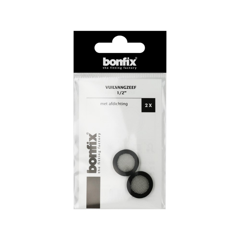 Afbeeldingen van BONFIX Vuilvangzeef 1/2" met afdichting 2 stu