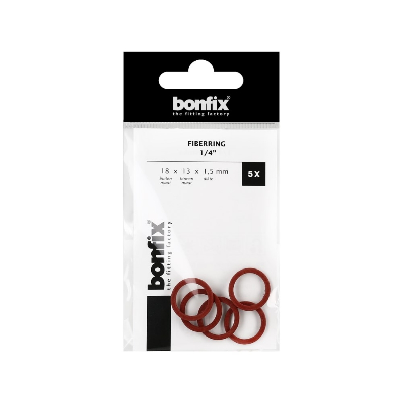 Afbeeldingen van BONFIX Fiberring 1/4" (18 x 13 x 1,5 mm) 5 st