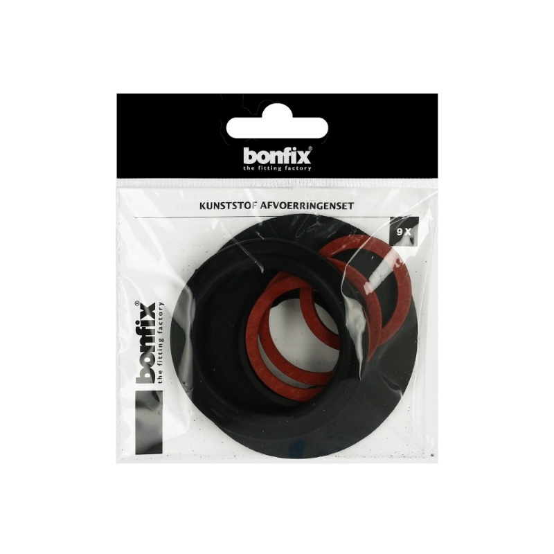 Afbeeldingen van BONFIX Kunststof afvoerringenset 9 stuks